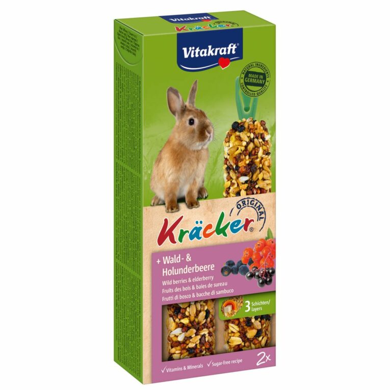 Günstig Vitakraft Zwergkaninchen Kräcker mit Wald- & Holunderbeere 2×2 Stück i mPreisvergleich in unserem Onlineshop auf Hundeliebe-shop.de kaufen.