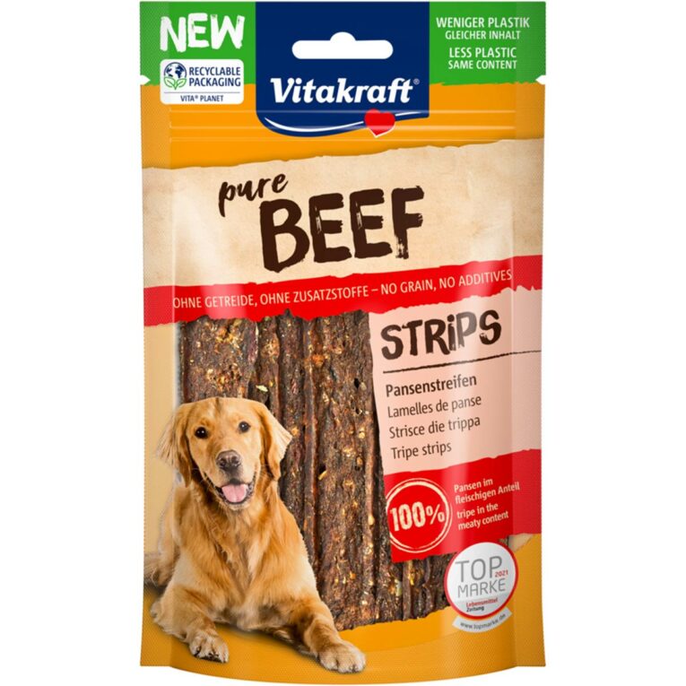 Günstig Vitakraft BEEF Pansenstreifen 3x80g i mPreisvergleich in unserem Onlineshop auf Hundeliebe-shop.de kaufen.