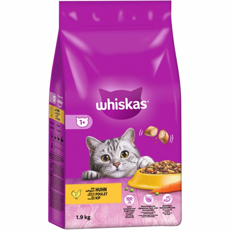 Günstig Whiskas Adult 1+ mit Huhn 1