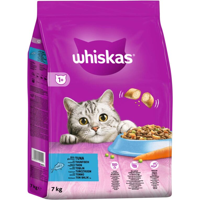 Günstig Whiskas Adult 1+ mit Thunfisch 7kg i mPreisvergleich in unserem Onlineshop auf Hundeliebe-shop.de kaufen.