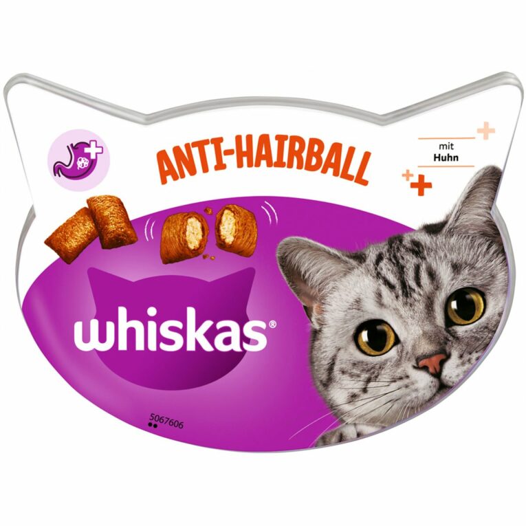 Günstig Whiskas Anti-Hairball 8x60g i mPreisvergleich in unserem Onlineshop auf Hundeliebe-shop.de kaufen.