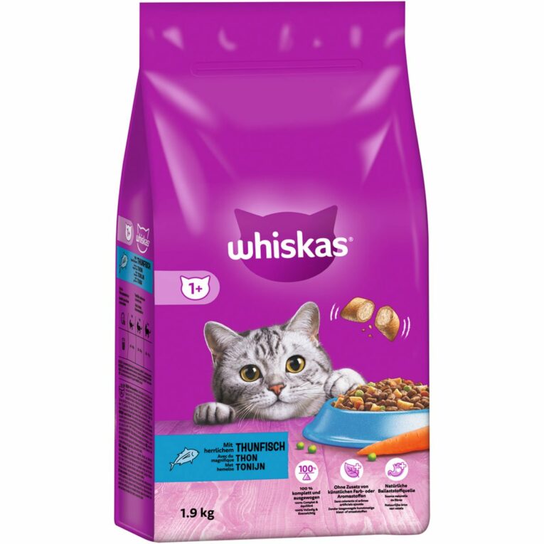 Günstig Whiskas Trocken Adult 1+ mit Thunfisch 1