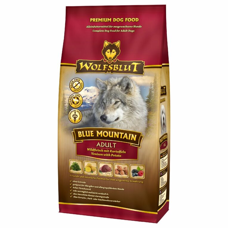Günstig Wolfsblut Blue Mountain Adult 2kg i mPreisvergleich in unserem Onlineshop auf Hundeliebe-shop.de kaufen.