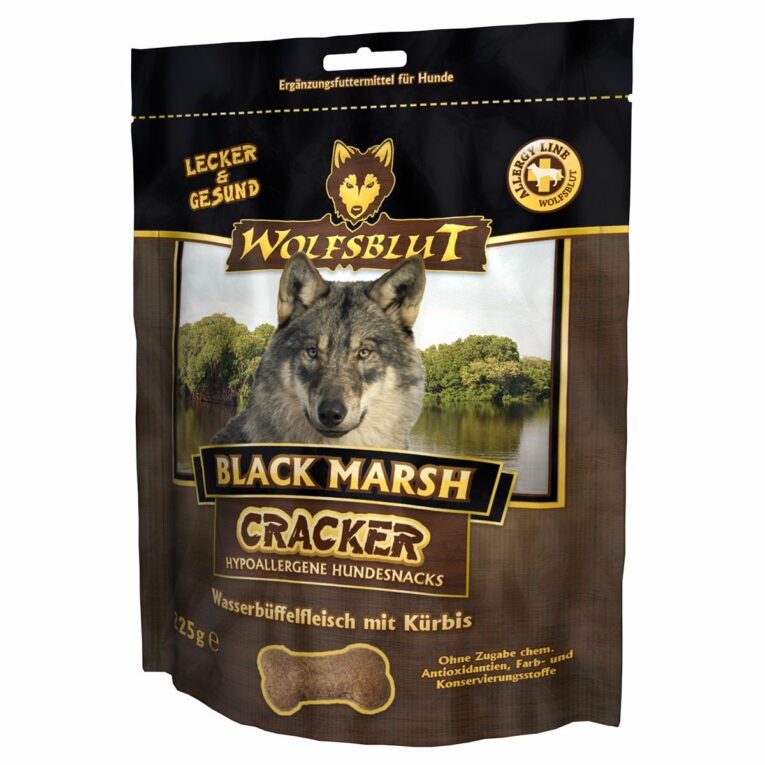 Günstig Wolfsblut Cracker Black Marsh Wasserbüffel 3x225g i mPreisvergleich in unserem Onlineshop auf Hundeliebe-shop.de kaufen.