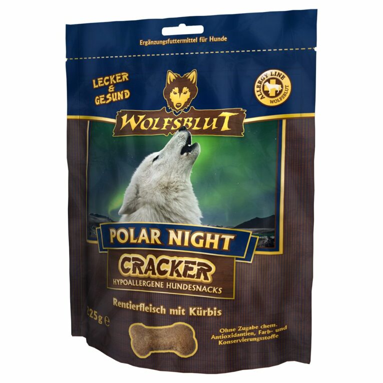 Günstig Wolfsblut Cracker Polar Night Rentier 3x225g i mPreisvergleich in unserem Onlineshop auf Hundeliebe-shop.de kaufen.