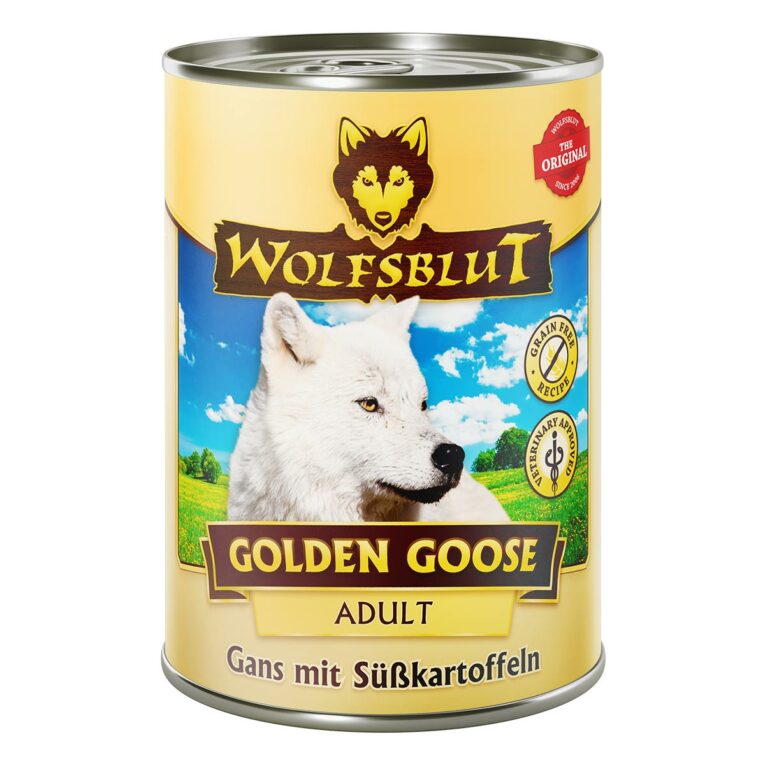 Günstig Wolfsblut Golden Goose Adult 12x395g i mPreisvergleich in unserem Onlineshop auf Hundeliebe-shop.de kaufen.