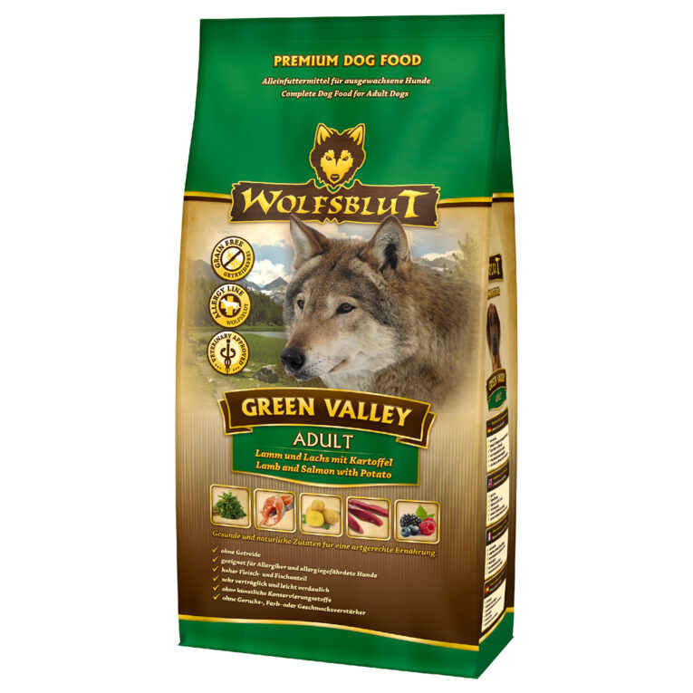 Günstig Wolfsblut Green Valley Adult 2kg i mPreisvergleich in unserem Onlineshop auf Hundeliebe-shop.de kaufen.