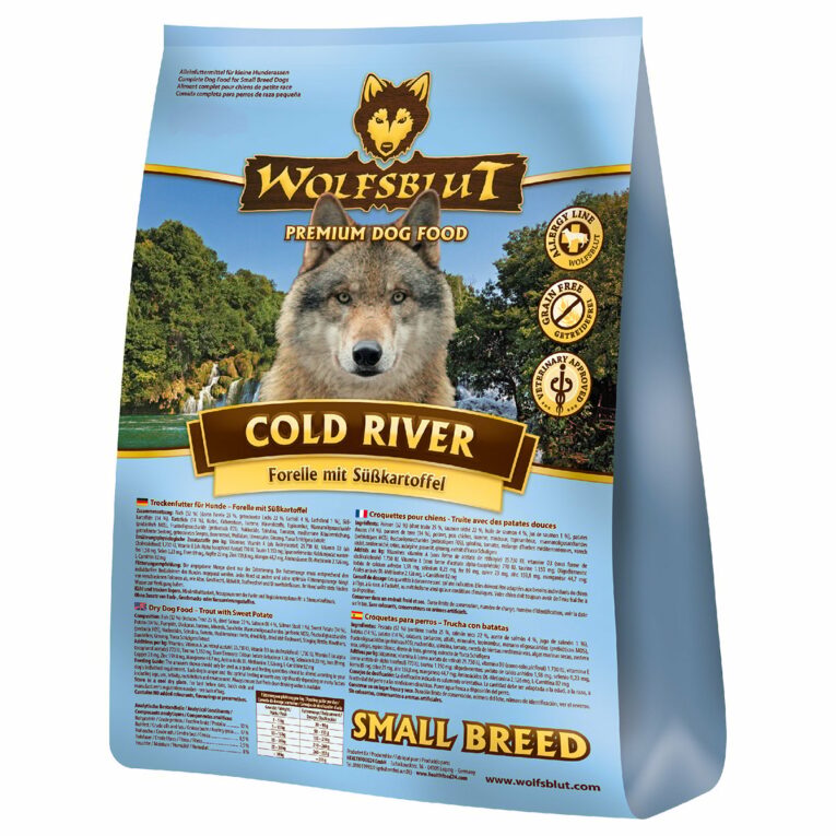 Günstig Wolfsblut Cold River Small Breed 2kg i mPreisvergleich in unserem Onlineshop auf Hundeliebe-shop.de kaufen.