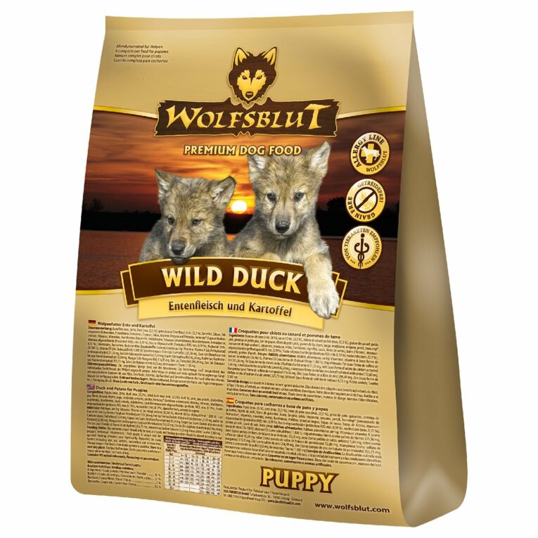 Günstig Wolfsblut Wild Duck Puppy 2kg i mPreisvergleich in unserem Onlineshop auf Hundeliebe-shop.de kaufen.