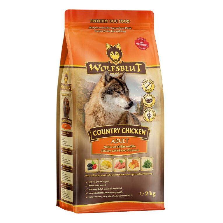 Günstig Wolfsblut Country Chicken Adult 2kg i mPreisvergleich in unserem Onlineshop auf Hundeliebe-shop.de kaufen.