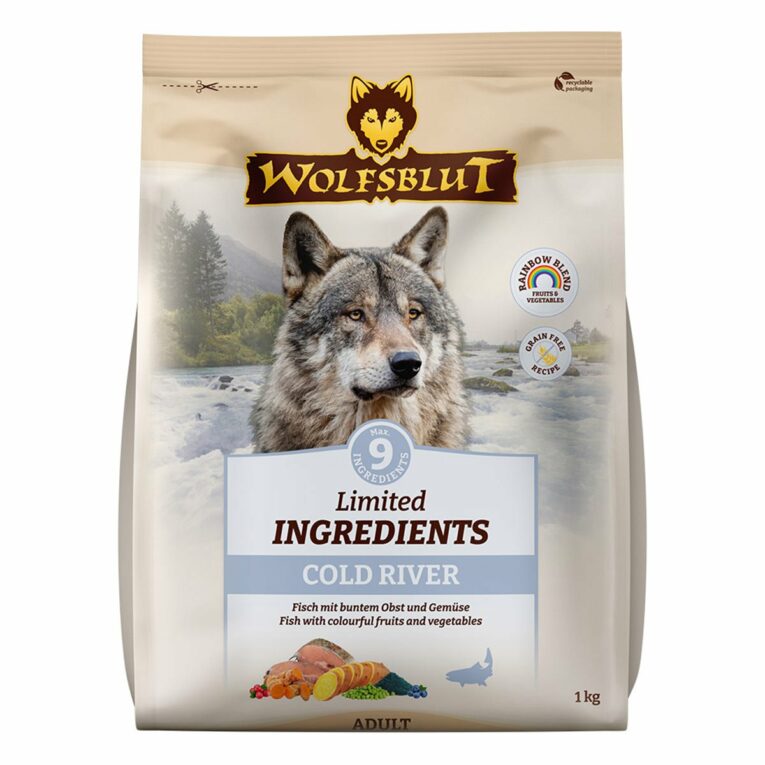 Günstig Wolfsblut Limited Ingredients Cold River Adult 1kg i mPreisvergleich in unserem Onlineshop auf Hundeliebe-shop.de kaufen.