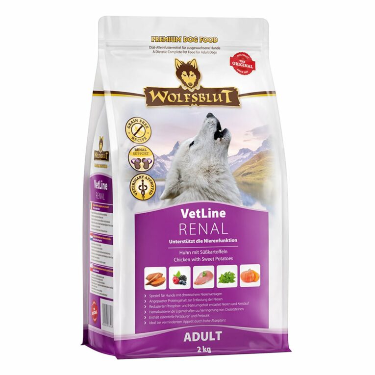 Günstig Wolfsblut VetLine Renal Huhn 2kg i mPreisvergleich in unserem Onlineshop auf Hundeliebe-shop.de kaufen.