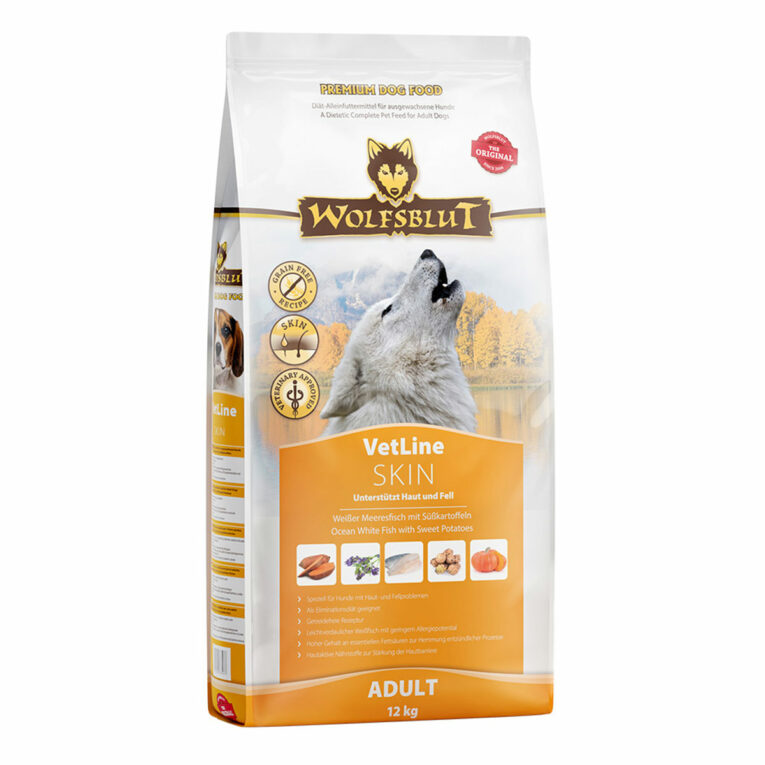 Günstig Wolfsblut VetLine Skin Weißer Meeresfisch 12kg i mPreisvergleich in unserem Onlineshop auf Hundeliebe-shop.de kaufen.