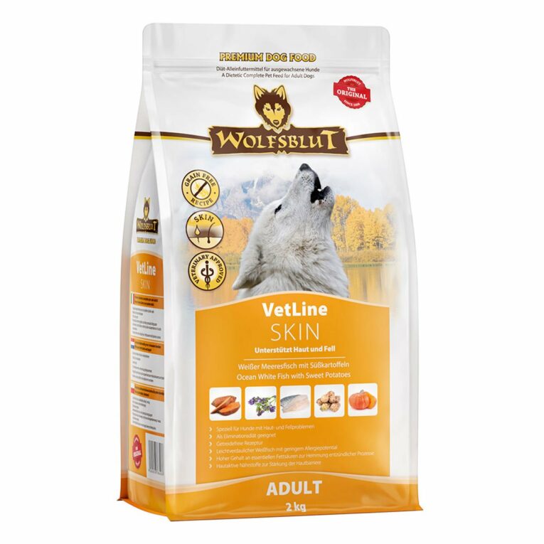 Günstig Wolfsblut VetLine Skin Weißer Meeresfisch 2kg i mPreisvergleich in unserem Onlineshop auf Hundeliebe-shop.de kaufen.