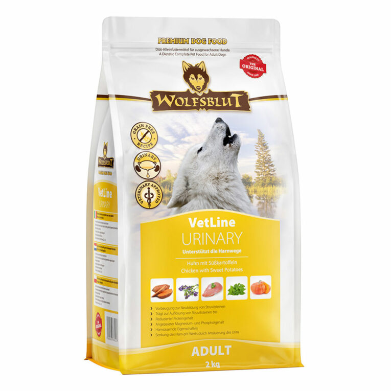 Günstig Wolfsblut VetLine Urinary Huhn 2kg i mPreisvergleich in unserem Onlineshop auf Hundeliebe-shop.de kaufen.