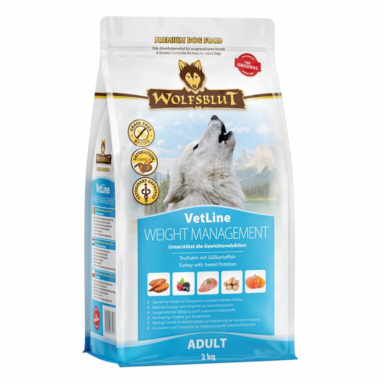 Günstig Wolfsblut VetLine Weight Management Truthahn 2kg i mPreisvergleich in unserem Onlineshop auf Hundeliebe-shop.de kaufen.