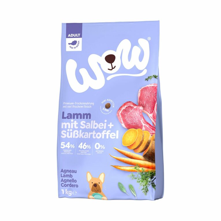 Günstig WOW Minis Adult Lamm mit Salbei und Süßkartoffel 1kg i mPreisvergleich in unserem Onlineshop auf Hundeliebe-shop.de kaufen.