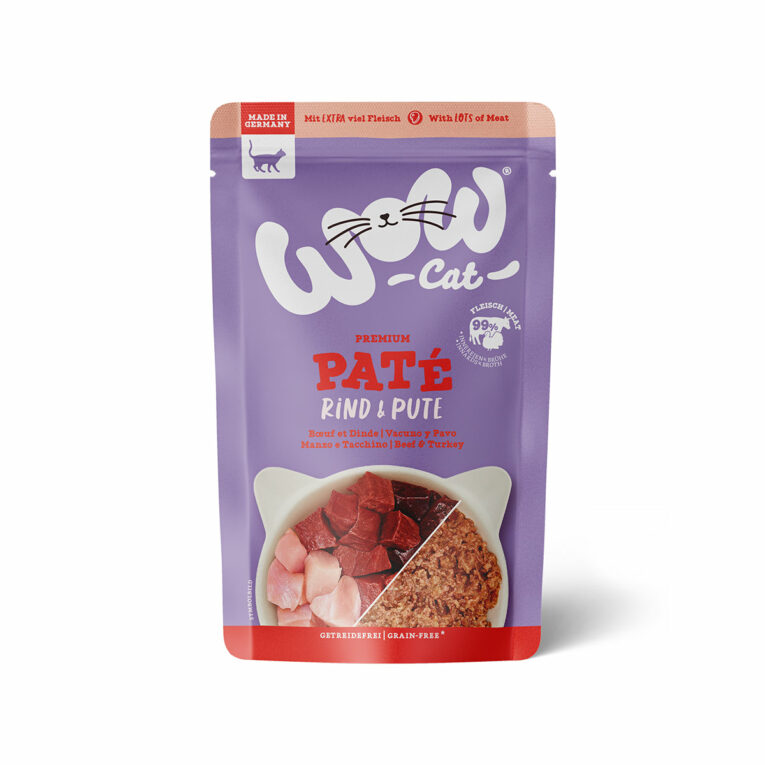 Günstig WOW CAT Adult Rind & Pute 12x125g i mPreisvergleich in unserem Onlineshop auf Hundeliebe-shop.de kaufen.