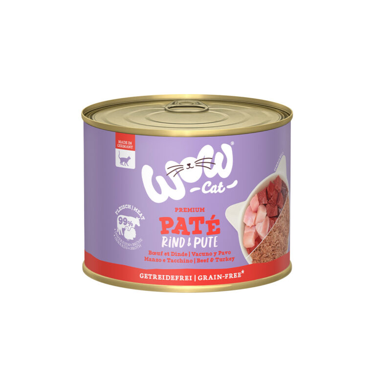 Günstig WOW CAT Adult Rind & Pute 6x200g i mPreisvergleich in unserem Onlineshop auf Hundeliebe-shop.de kaufen.