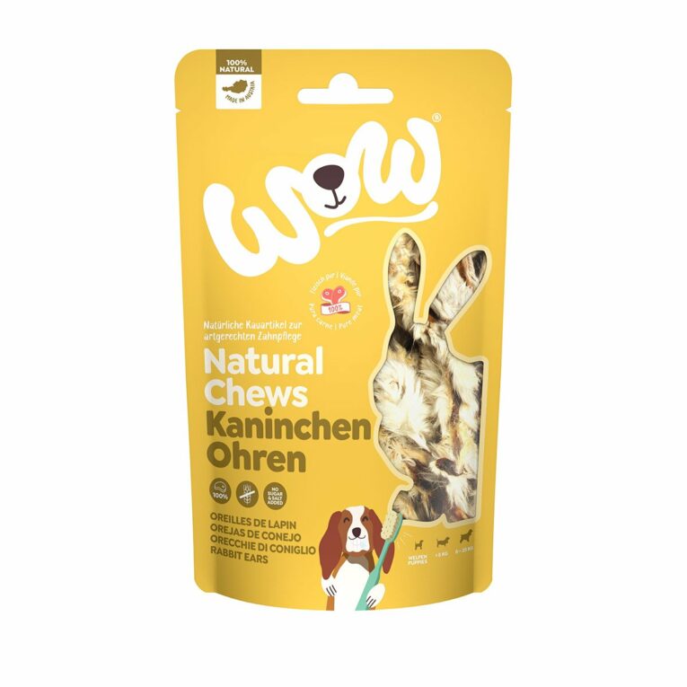 Günstig WOW Kaninchenohren 120g i mPreisvergleich in unserem Onlineshop auf Hundeliebe-shop.de kaufen.