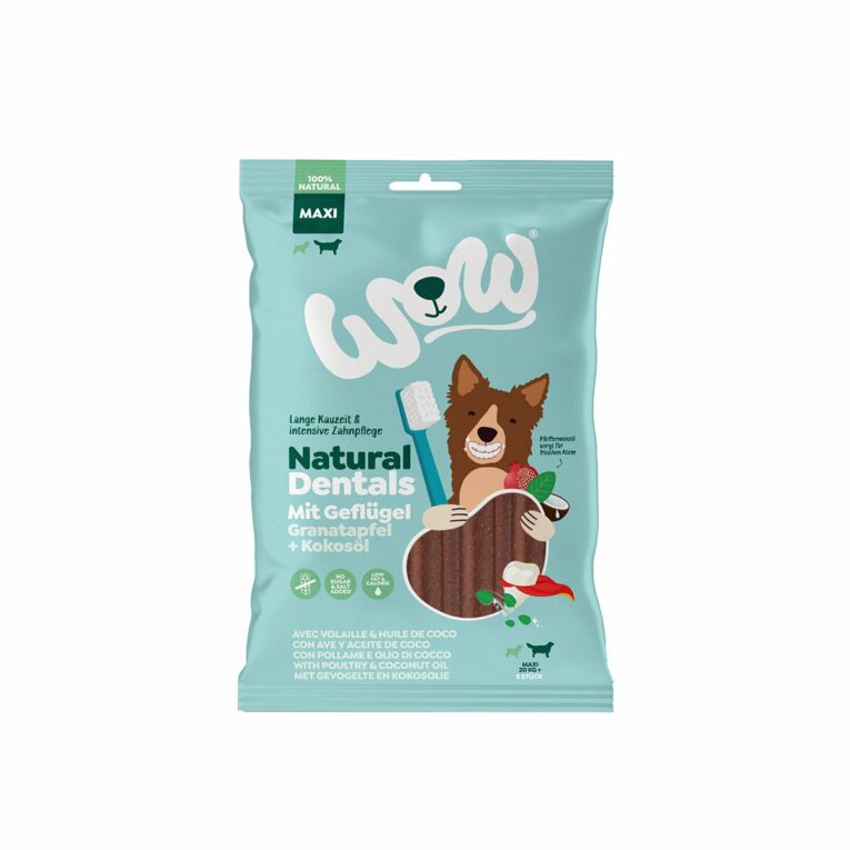 Günstig WOW Natural Dentals Geflügel MAXI 275g i mPreisvergleich in unserem Onlineshop auf Hundeliebe-shop.de kaufen.