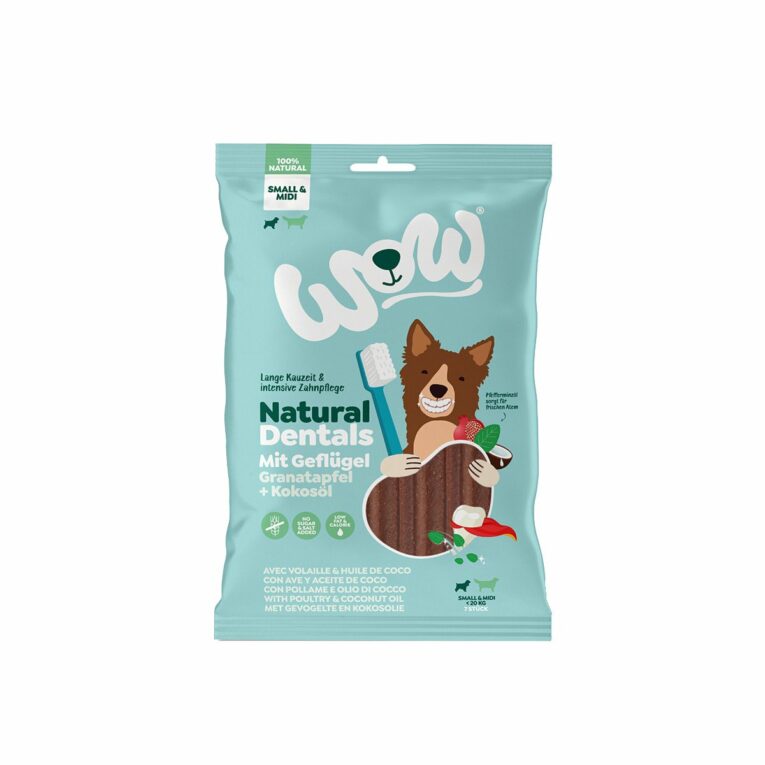 Günstig WOW Natural Dentals Geflügel MIDI 180g i mPreisvergleich in unserem Onlineshop auf Hundeliebe-shop.de kaufen.