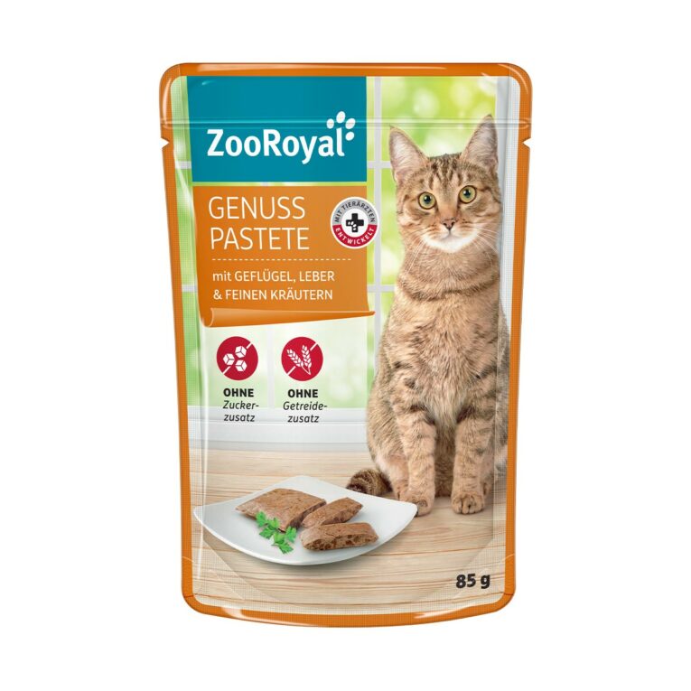 Günstig ZooRoyal Genuss Pastete mit Geflügel und Leber 24x85g i mPreisvergleich in unserem Onlineshop auf Hundeliebe-shop.de kaufen.