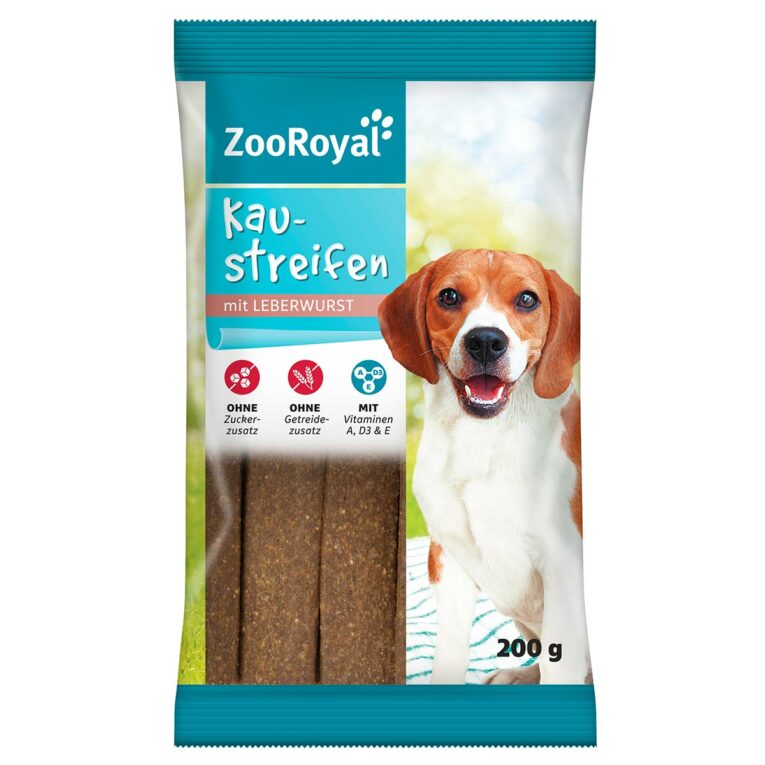 Günstig ZooRoyal Kaustreifen mit Leberwurst 200 g i mPreisvergleich in unserem Onlineshop auf Hundeliebe-shop.de kaufen.