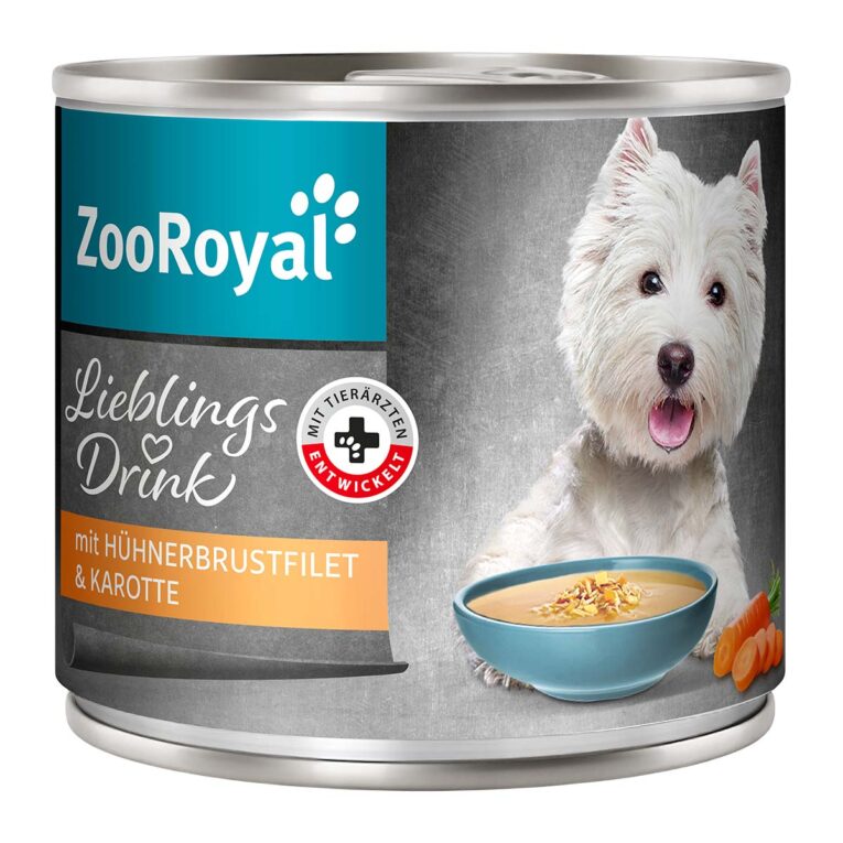 Günstig ZooRoyal Lieblingsdrink mit Hühnerbrustfilet 6x140g i mPreisvergleich in unserem Onlineshop auf Hundeliebe-shop.de kaufen.