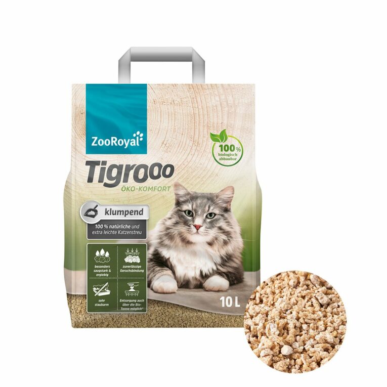 Günstig ZooRoyal Tigrooo Öko-Komfort Klumpstreu 10L i mPreisvergleich in unserem Onlineshop auf Hundeliebe-shop.de kaufen.