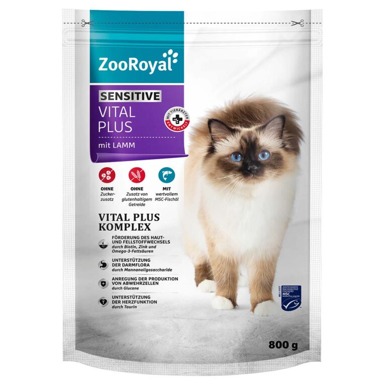 Günstig ZooRoyal Vital Plus Sensitive mit Lamm 800g i mPreisvergleich in unserem Onlineshop auf Hundeliebe-shop.de kaufen.
