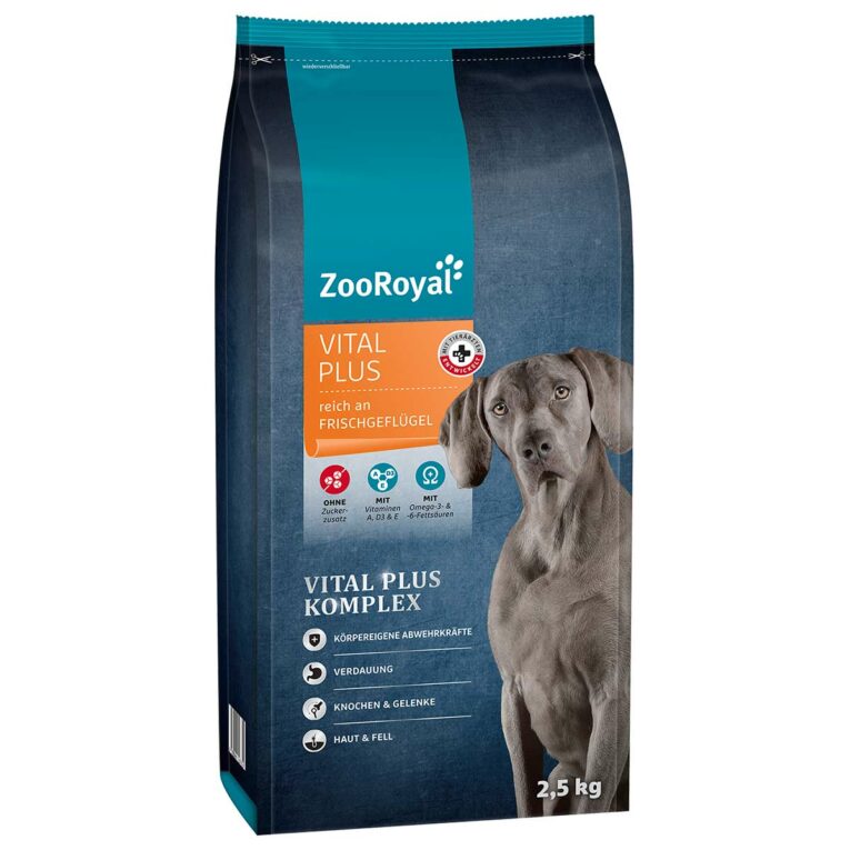 Günstig ZooRoyal Vital Plus Trockenfutter 2×2