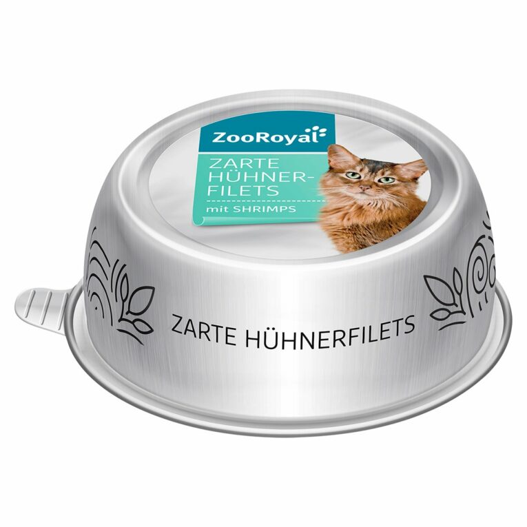 Günstig ZooRoyal Zarte Hühnerfilets mit Shrimps 12x85g i mPreisvergleich in unserem Onlineshop auf Hundeliebe-shop.de kaufen.