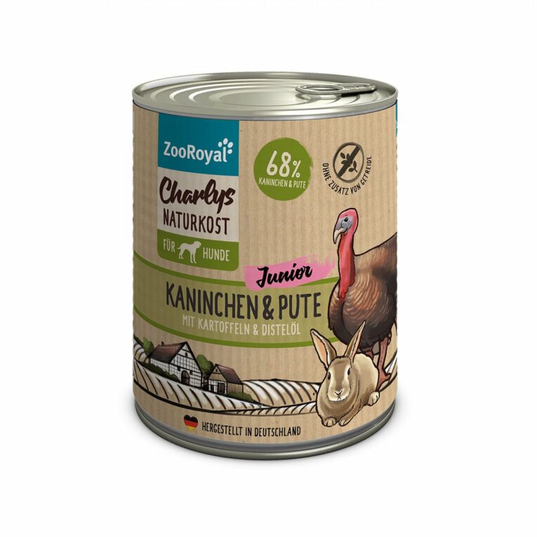 Günstig ZooRoyal Charlys Naturkost Junior Kaninchen