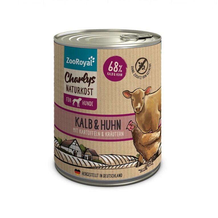 Günstig ZooRoyal Charlys Naturkost Kalb