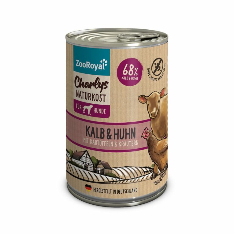 Günstig ZooRoyal Charlys Naturkost Kalb