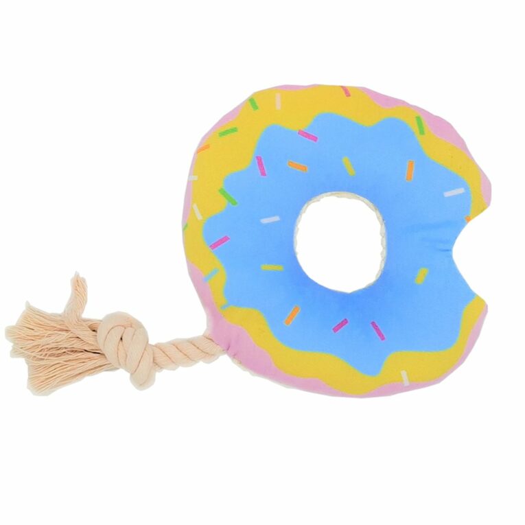 Günstig ZooRoyal Hundespielzeug Donut mit Tau i mPreisvergleich in unserem Onlineshop auf Hundeliebe-shop.de kaufen.