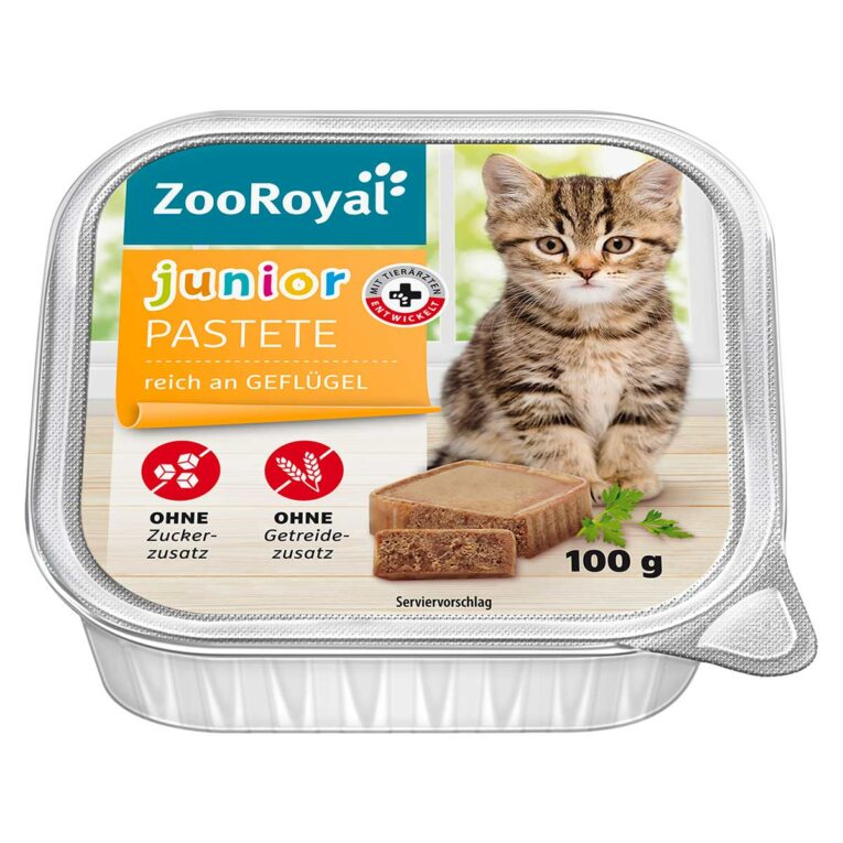 Günstig ZooRoyal Junior-Pastete reich an Geflügel 16x100g i mPreisvergleich in unserem Onlineshop auf Hundeliebe-shop.de kaufen.
