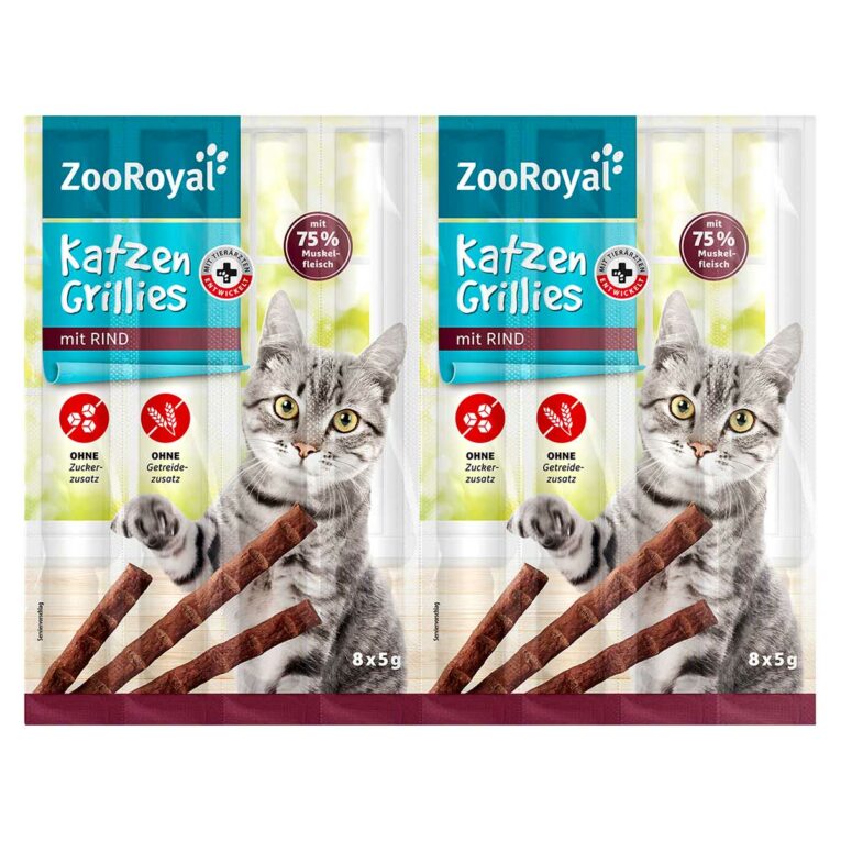 Günstig ZooRoyal Katzen-Grillies mit Rind 32x5g i mPreisvergleich in unserem Onlineshop auf Hundeliebe-shop.de kaufen.