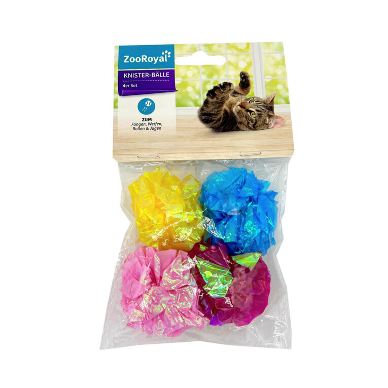 Günstig ZooRoyal Knisterbälle 4er-Pack i mPreisvergleich in unserem Onlineshop auf Hundeliebe-shop.de kaufen.