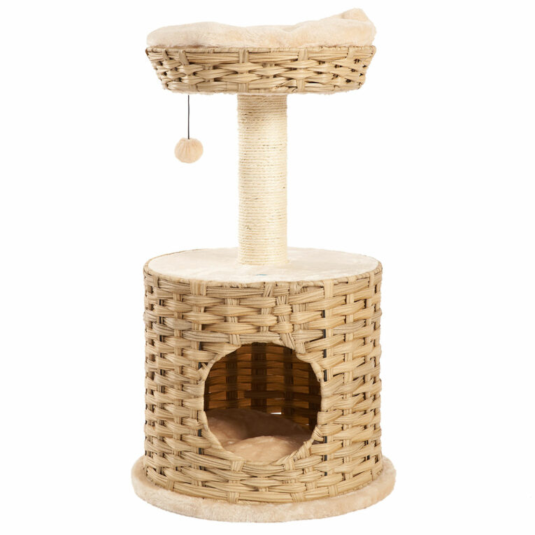 Günstig ZooRoyal Kratzbaum Dora 73 cm creme i mPreisvergleich in unserem Onlineshop auf Hundeliebe-shop.de kaufen.