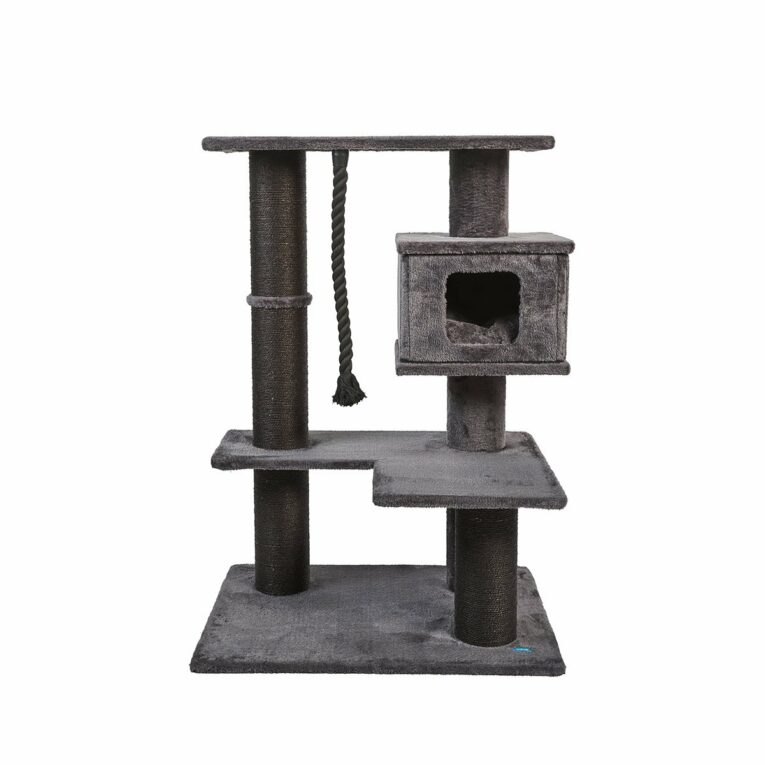 Günstig ZooRoyal Kratzbaum Lucia anthrazit 113cm i mPreisvergleich in unserem Onlineshop auf Hundeliebe-shop.de kaufen.