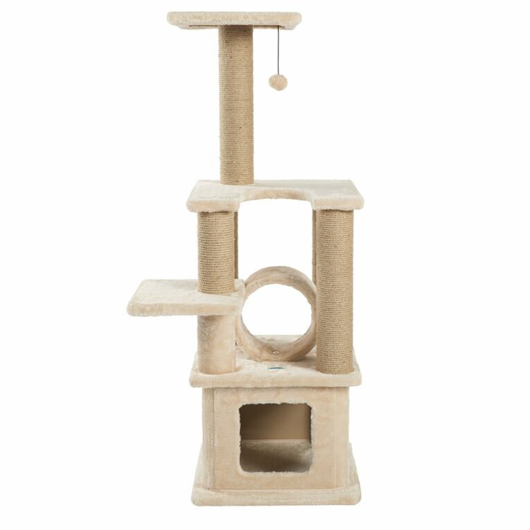 Günstig ZooRoyal Kratzbaum Sofia 114 cm creme i mPreisvergleich in unserem Onlineshop auf Hundeliebe-shop.de kaufen.