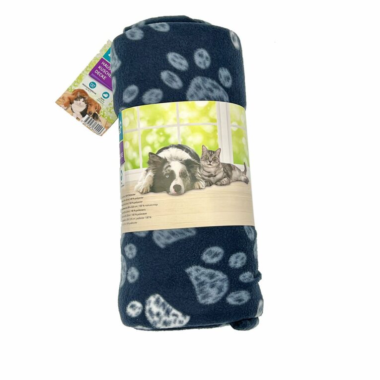 Günstig ZooRoyal Kuscheldecke 200×220 cm Paws anthrazit i mPreisvergleich in unserem Onlineshop auf Hundeliebe-shop.de kaufen.