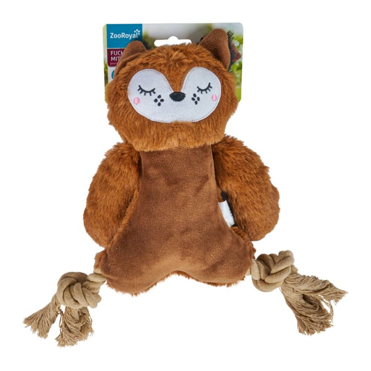 Günstig ZooRoyal Hundespielzeug Kuscheltier Fuchs mit Tau i mPreisvergleich in unserem Onlineshop auf Hundeliebe-shop.de kaufen.