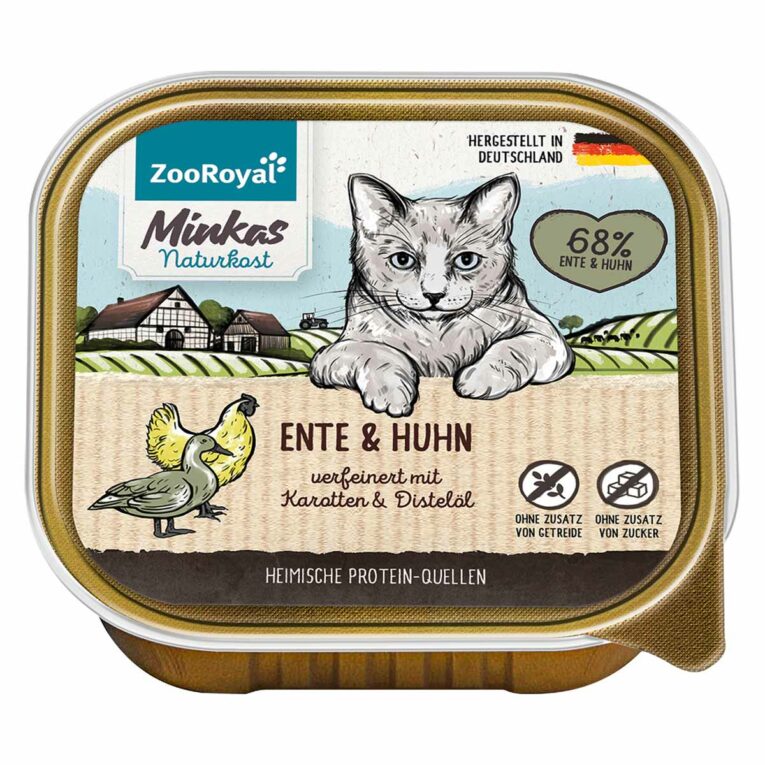 Günstig ZooRoyal Minkas Naturkost Ente und Huhn mit Karotten 16x100g i mPreisvergleich in unserem Onlineshop auf Hundeliebe-shop.de kaufen.
