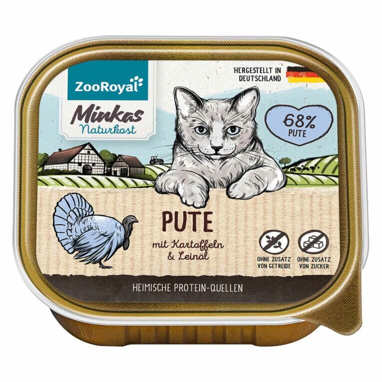 Günstig ZooRoyal Minkas Naturkost Pute mit Kartoffeln 16x100g i mPreisvergleich in unserem Onlineshop auf Hundeliebe-shop.de kaufen.