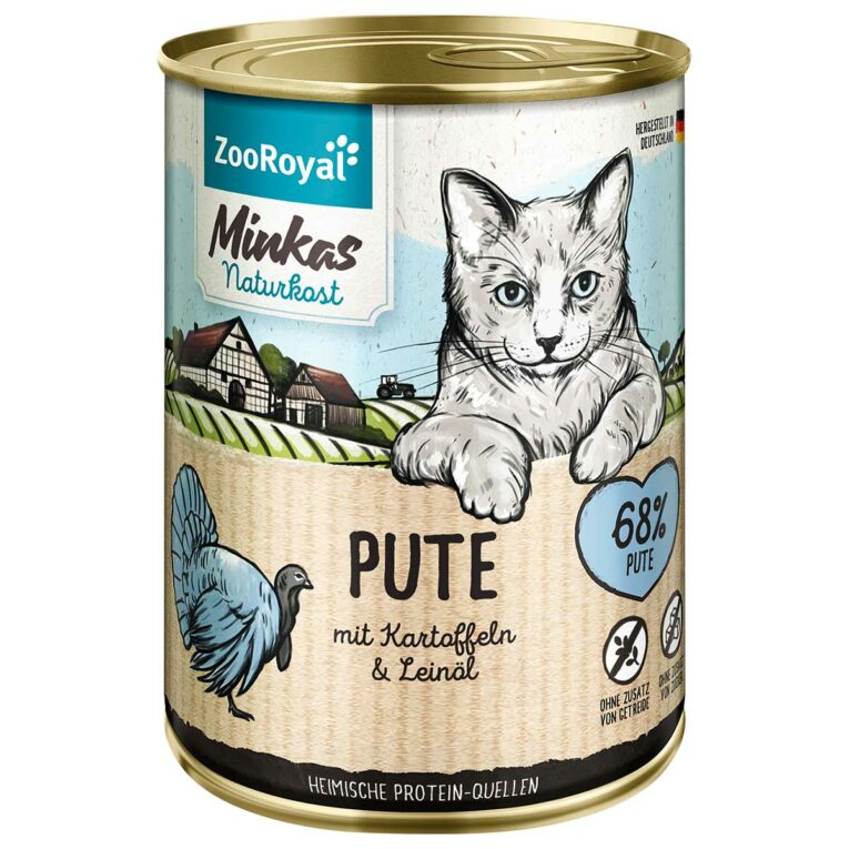 Günstig ZooRoyal Minkas Pute mit Kartoffeln 12x400g i mPreisvergleich in unserem Onlineshop auf Hundeliebe-shop.de kaufen.