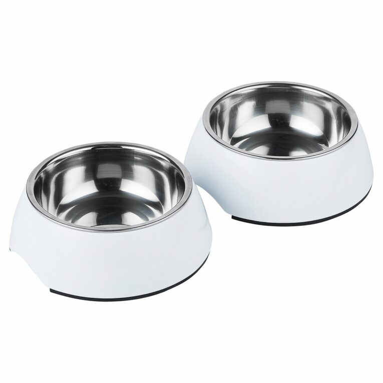 Günstig ZooRoyal Melamin-Napf L 700ml 2er Set weiß 700ml i mPreisvergleich in unserem Onlineshop auf Hundeliebe-shop.de kaufen.