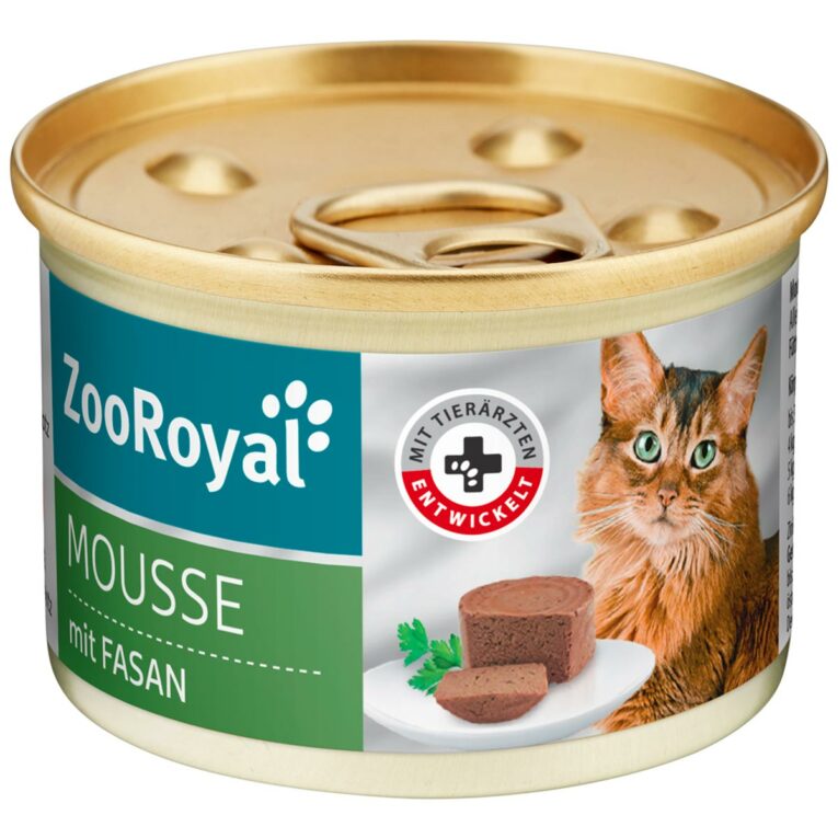 Günstig ZooRoyal Mousse mit Fasan 12x85g i mPreisvergleich in unserem Onlineshop auf Hundeliebe-shop.de kaufen.